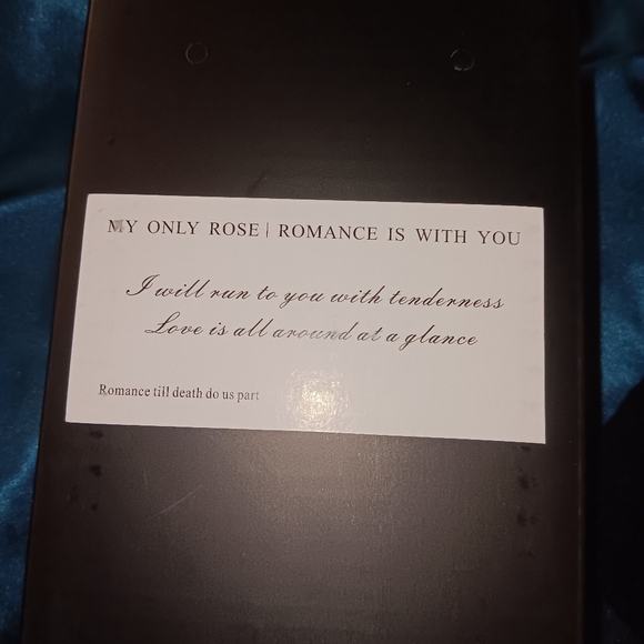 Romantic Heart Shape Container With Ring And Roses - Picture 3 of 4